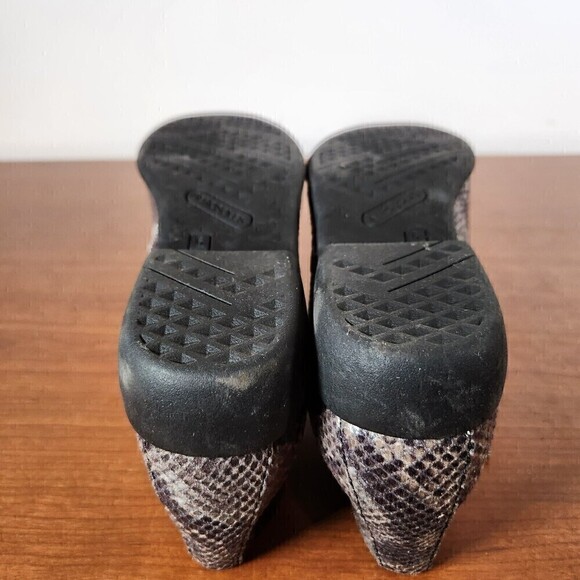 Aerosoles Womens Sophia Black Snake Print Round Toe Ankle Booties Size 6 - Picture 10 of 11